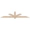 Ekena Millwork Kennewick Smooth Timber Gable Bracket, Douglas Fir, 108"W x 22"H x 3 1/2"D x 5 1/2"F, 5/12 Pitch GBW108X22X0406KEN00SDF - alternate 1